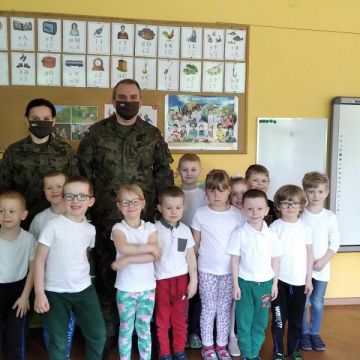 Wizyta Żołnierzy z XŚwiętokrzyskiej Brygady Wojsk Terytorialnych