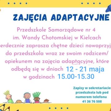 Zajęcia adaptecyjne 